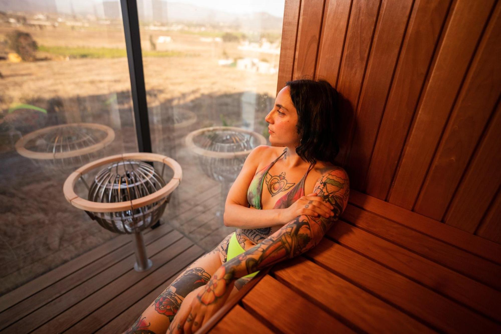 Bajo Estrellas Hotel Contemporaneo Valle de Guadalupe Kültér fotó
