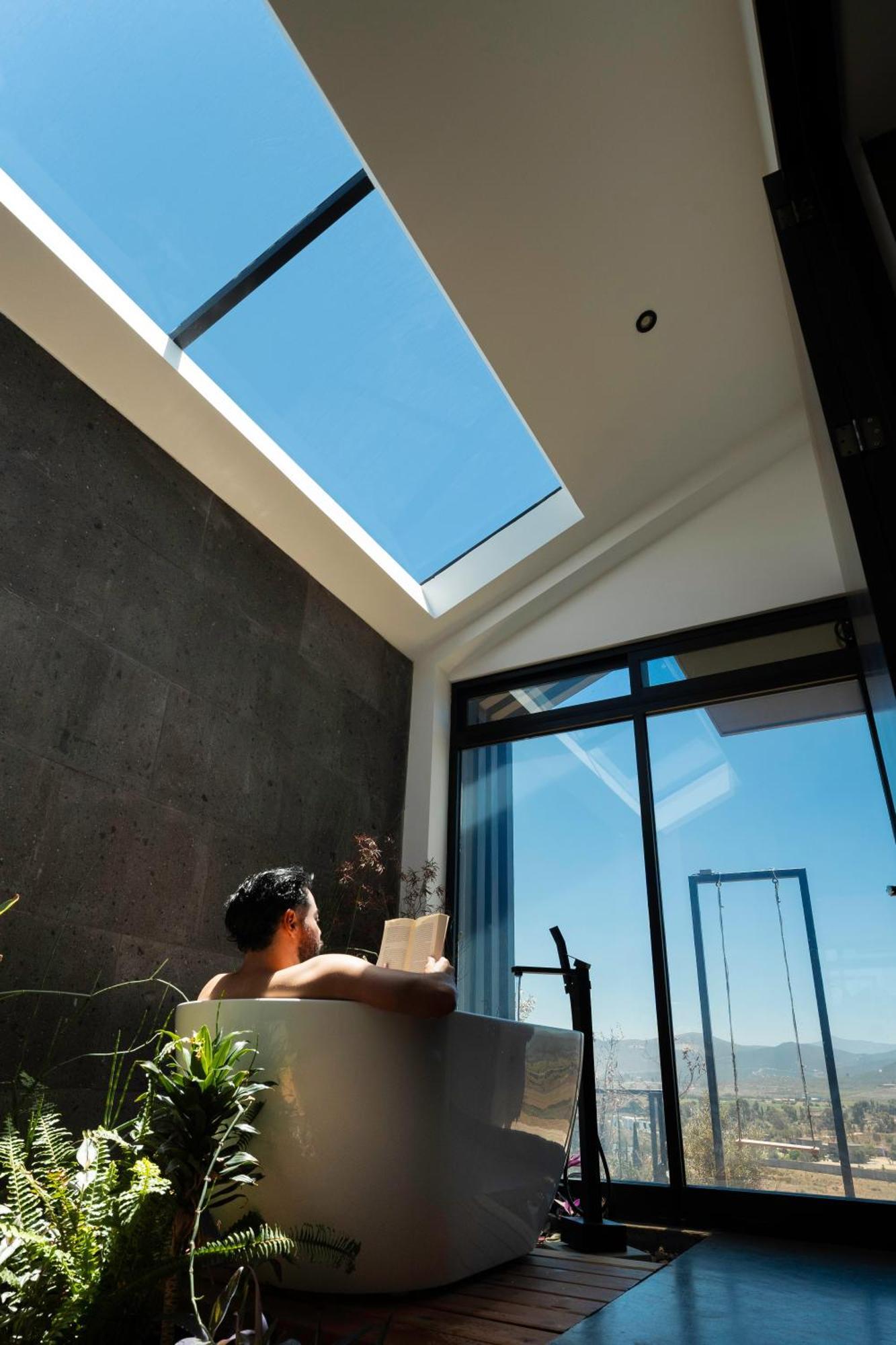 Bajo Estrellas Hotel Contemporaneo Valle de Guadalupe Kültér fotó