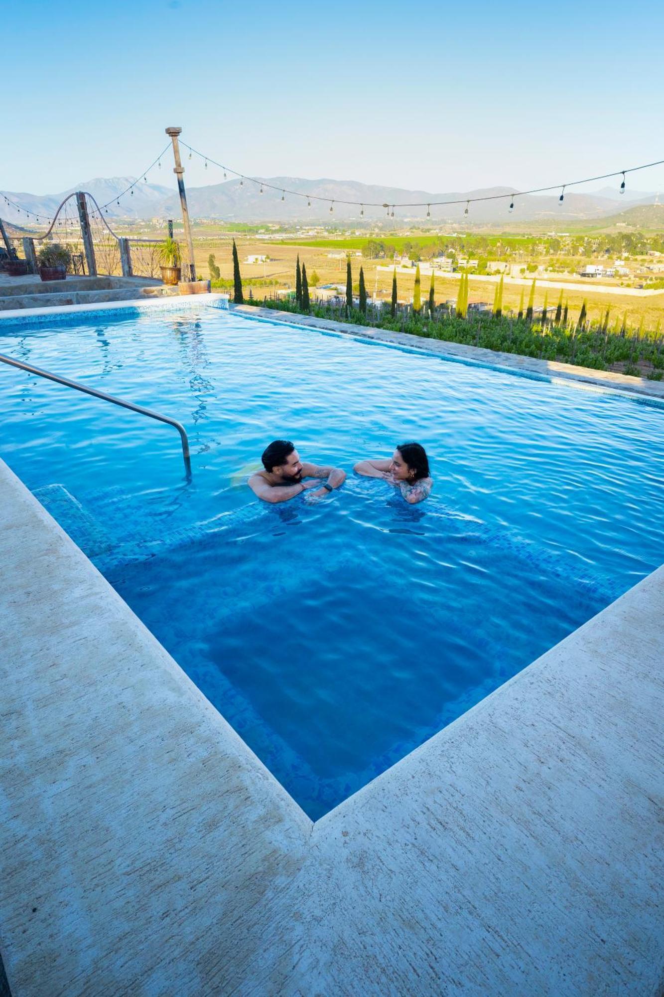 Bajo Estrellas Hotel Contemporaneo Valle de Guadalupe Kültér fotó